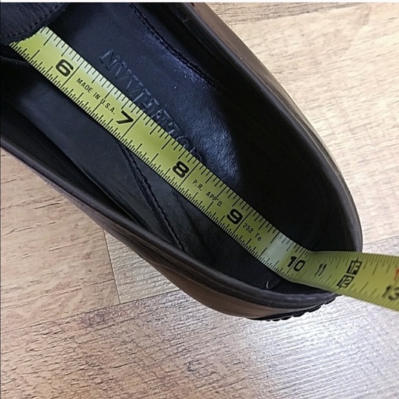 Cole Haan 8.5 B Black Leather Flats work - Picture 8 of 8